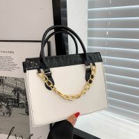 [COD] fashion simple texture 2022 autumn and winter new chain decorative temperament commuting square bag