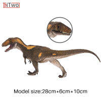 HiTwo Prehistoric Jurassic Indominus Rex Action Figures Open Mouth Savage World Animals Model PVC High Quality Toy For Kids Gift