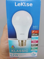 หลอดไฟLED Lekise KLASSIC A60ขั้วE27 12w DayLight แสงขาว