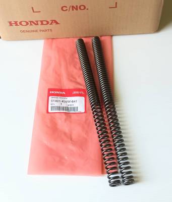 สปริงแกนโช๊คหน้า/Honda/ W110i NEW, ครีม110i SUPER CUP แท้ศูนย์ ความยาว 29.5ซ.ม (51401-KWW-641) ต่อคู่