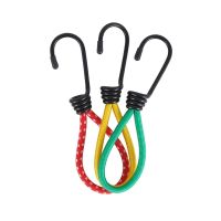 3pcs Tent Peg Bend Hooks Camping Accessory Stretchable Elastic Pull Rope