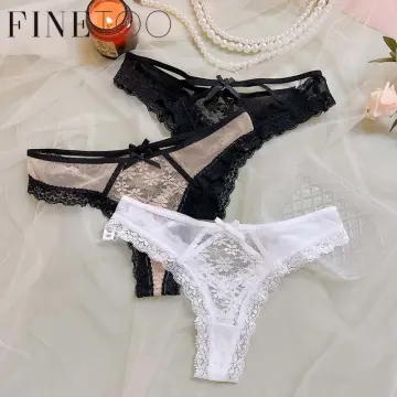 FINETOO Lace Underwear for Women Breathable Sexy Bikini
