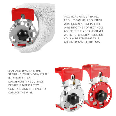 เครื่องกำจัดสายไฟทองแดงและลวดคีมปลอกสายสายไฟพกพาเครื่องมือจีบกรรไกรตัดสายไฟอุปกรณ์กำจัดด้วยมือถือได้อเนกประสงค์