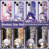 แฟชั่นที่สร้างสรรค์ Honkai Star Rail เคสแบบนิ่มที่เป็นซิลิโคนเหลวสำหรับ INFINIX HOT 11S 12 12i 30 30i Play Pro NFC Note 8 8i 10 Pro NFC Nqing Jafka Yuan Luocha ฝาครอบกันกระแทกกันตก