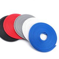 【CW】10M Car Door Anti Collision Strip with Steel Disc Bumper Trim Edge Scratch Protector Strip Sealing Guard Decora Styling