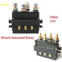 เครื่องกว้านควบคุมรีเลย์ขดลวดแม่เหล็กไฟฟ้า12V 24V 500A สวิตช์ DC 4WD เรือ4X4ควบคุมรถ ATV