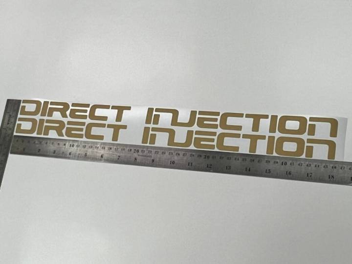 สติ๊กเกอร์แบบดั้งเดิม-งานตัดคอม-คำว่า-direct-injection-ติดข้างกระบะ-isuzu-direct-injection-tfr-ปี-1989-ติดรถ-แต่งรถ-sticker-อีซูซุ-ปี1989