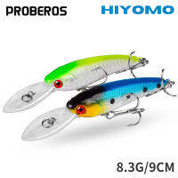 PROBEROS 1ชิ้น Topwater สร้อยล่อตกปลา9เซนติเมตร8.3กรัมประดิษฐ์ฮาร์ด CrankBait ล่อลอยโมโหญี่ปุ่นตกปลารอกหล่อ Toman DW1151