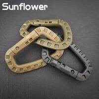 Outdoor Medium-sized Tactical Plastic D Buckle New Mountaineering External Practical