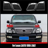 ฝาครอบไฟหน้ารถที่ครอบไฟหน้ารถยนต์ที่ครอบโคมไฟเลนส์กระจกหลอดไฟหน้าสำหรับ Lexus LX470 1998-2007