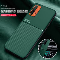 Xiaomi Redmi 9T ฝาครอบหนังรถแม่เหล็กยึดโทรศัพท์ป้องกันสำหรับ Xiaomi Redmi Readmi Redme 9T Redmi9t Para Funda Coque Redmi 9T กรณี