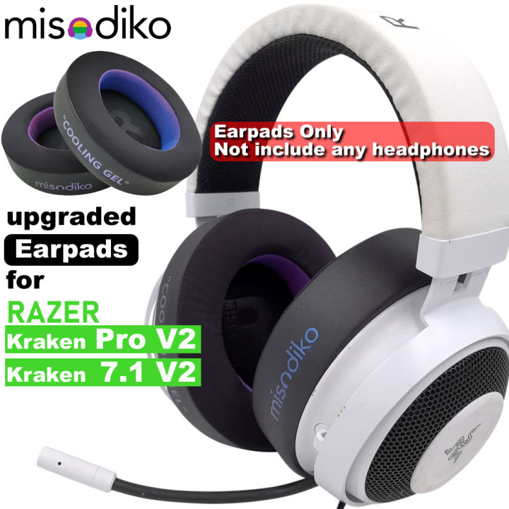 onhandig Onbemand Sleutel misodiko Upgraded Ear Pads Cushions Replacement for Razer Kraken Pro V2/ Kraken  7.1 V2 Gaming Headset | Lazada PH