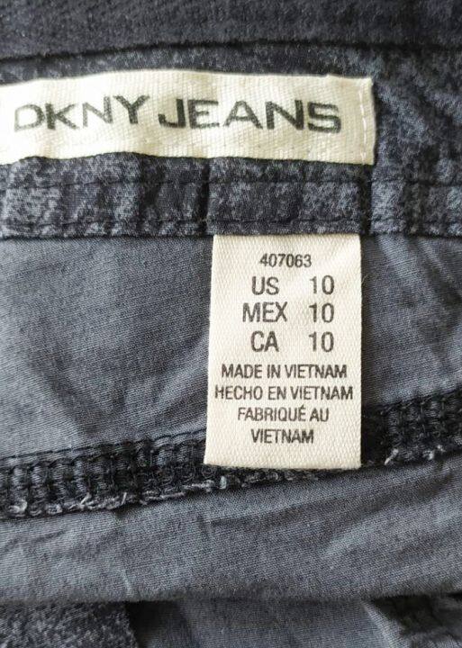 dkny-jeans-กางเกงคาร์โก้พิมพ์ลาย-กางเกงคาร์โก้-เทาดำ-ไซส์-32-34-แบรนด์ดัง-ของแท้100-สภาพเหมือนใหม่-ไม่ผ่านการใช้งาน