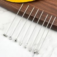 Cocktail Picks Stainless Steel Skewers Toothpicks Sticks Fruit Metal Toothpick Martini Stick Fancy Garnish Olive 10pc/lot