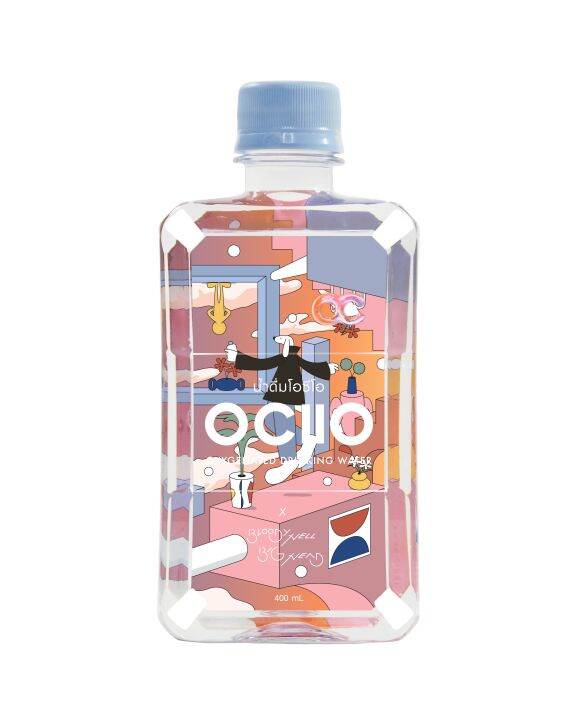 ociio-โอซีโอ-น้ำดื่มออกซิเจน-x-bhbh-ลาย-fresh-ขวดสีชมพู