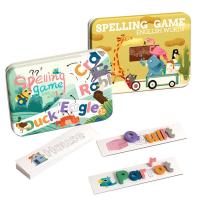 Sight Words Spelling Toy Fighting Word Games Montessori Wooden Educational Kindergarten Classroom Supplies Preschool Stem Toys