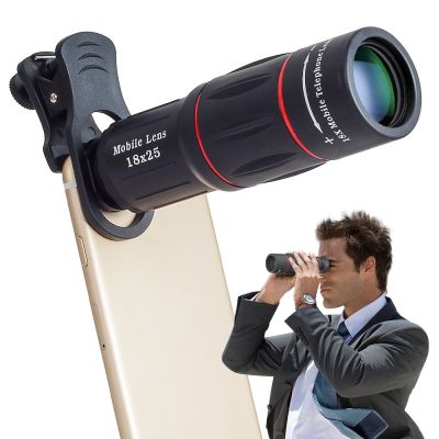 APEXEL 18X Telescope Zoom Mobile Phone Lens Telephoto Macro Camera Lenses Universal Selfie Tripod With Clip For All Smartphone Smartphone LensesTH