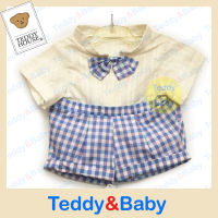 Teddy house : ชุดตุ๊กตา เอี้ยมกางเกง summer  ขนาด 22 นิ้ว