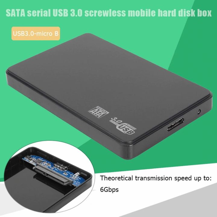 Enclosure Case 3.0 To SATA HDD Hard Drive External Enclosure Black Without Screws For OS (Black) | Lazada PH