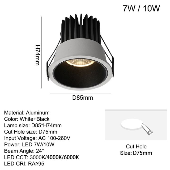 จุดโคมไฟโคมไฟเพดาน-led-7w-10w-โคมไฟฝังกลมไฟติดเพดานโคมไฟฝังฝ้าสำหรับห้องนั่งเล่นห้องนอน-asjust