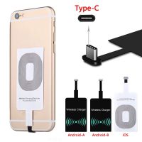 Qi Wireless Charging Receiver For iPhone 6 7 Plus Samsung Huawei Xiaomi Universal Micro USB Type C Fast Wireless Charger Adapter