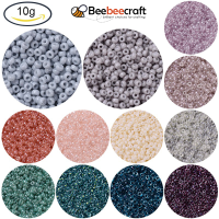 Beebeecraft 1111pcs/10g MIYUKI® Round Rocailles Beads Japanese  Beads 11/0 Multi Color for Jewelry Making 2x1.3mm, Hole: 0.8mm