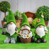 Elf Solar Garden Night Light ตกแต่งสวนอเมริกัน Villa การติดตั้งเรซิ่น Artware