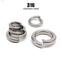 ✟ 2/10/50X M1.6 M2 M2.5 M3 M4 M5 M6 M8 M10 M12 M14 M16 M20 M24 GB93 A4 316 Stainless Steel Split Spring Lock Washer Elastic Gasket