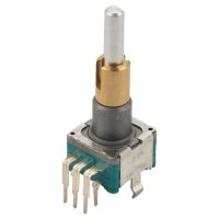 EC11EBB24C03 Dual Axis Encoder with Switch 30 Positioning Number 15 Pulse Point Handle 25mm