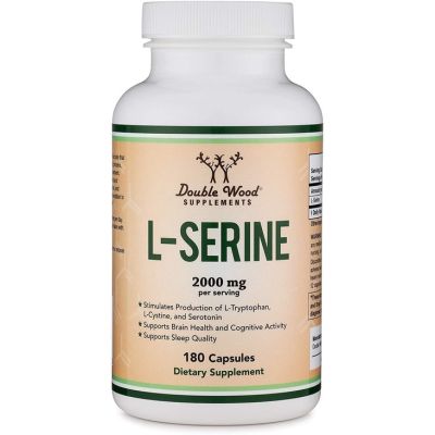 Double Wood L-Serine 2,000 mg 180 Capsules