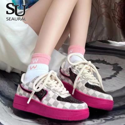 SEAURAL รองเท้าผู้หญิง,รองเท้ากีฬาลำลองสไตล์เกาหลี Kasut Perempuan Murah dan Cantik JY2128