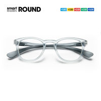 B+D แว่นกรองแสงสีฟ้าสำหรับผู้ที่มีสายตายาว รุ่น Smart Round ทรงกลม Blue LIGHT MATT CRYSTAL