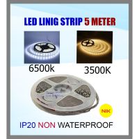 {ItalyNest shop}สายรัดไฟ LED คุณภาพสูงด้านข้างเป็น300LED DC 12V 5เมตร,IP20ในร่ม5050 LED แบบ SMD แถบไฟ❤สตริงไฟ LED