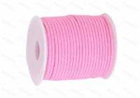 【YD】 4-5mm pink  Twisted Twine Cord DiY Jewelry Accessories Macrame String Thread-25m/Roll