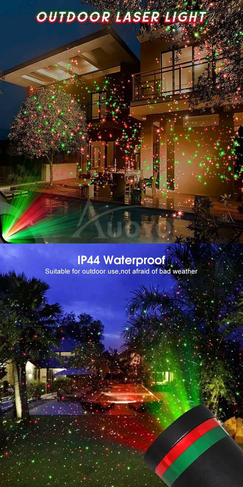 outdoor home laser lights