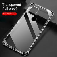 Transparent Air-bag Shockproof Coque For Xiaomi Redmi 9C 9A 10C 10A Case Soft Sillicone Protect Fundas Back Cover