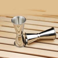 30/40/50 ml Stainless Steel Cocktail Shaker Measure Cup Dual Shot Drink Spirit Measure Jigger Kitchen Bar Accessories