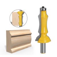 1/2－(12.7 มม.) Shank Molding Router Bit with Top Bearing Woodworking Handrail Milling Cutter Cutting Length-3－(76.2mm)