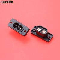 【CW】 cltgxdd  IEC320 C7 2 Terminal Plug Inlet Socket 250V 2.5A two cores of weldable wire socket power supply