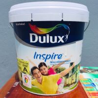 Pro +++ สีน้ำ สีน้ำกึ่งเงา สีน้ำดูลักซ์ Dulux inspire เช็ดล้างได้บ้านเย็น ทาได้ทั้งภายนอกและใน ขนาด 9 ลิตร ราคาดี อุปกรณ์ ทาสี บ้าน แปรง ทาสี ลายไม้ อุปกรณ์ ทาสี ห้อง เครื่องมือ ทาสี