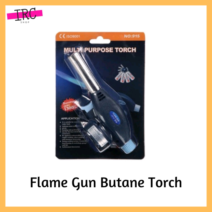 Butane Torch Gun Propane Gas Plumbing Torch Brazing Heat Flame Gun