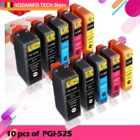 【Top-rated】 10 PCS สำหรับ PGI 525 CLI 526หมึกสำหรับ PIXMA IP4850 IP4950 IX6550 MG5150 MG5250 MG5350 Pgi-525 Cli-526