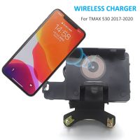 Motorcycle Windscreen Wireless Charger Navigation Bracket USB Charger Mobile Phone Holder For YAMAHA TMAX 530 T-MAX 530 17-202