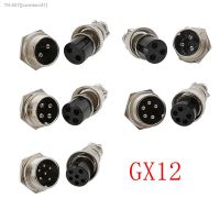 ❆ GX12 2Pin 3Pin 4Pin 5Pin 6 Pin Male Female Cable Aviator Aviation Circular Panel Connector Plug Socket GX12 12mm