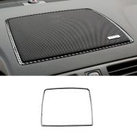 it5dg Center Dashboard Speaker Frame Panel Cover Trim Decorative Sticker Carbon Fiber For Volvo XC90 2003-2014 Accessories