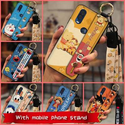 New protective Phone Case For MOTO ONE Vision/P40/P50 Anti-knock Shockproof Fashion Design Wrist Strap Waterproof Soft