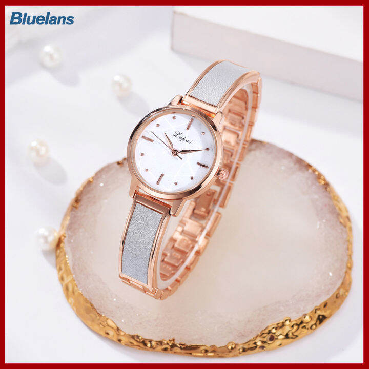 bluelans-lvpai-p1151ผู้หญิงสร้อยข้อมือรูปดาวน้ำกระเพื่อมรูปร่างนาฬิกาข้อมืออะนาล็อกควอตซ์เซ็ตนาฬิกา