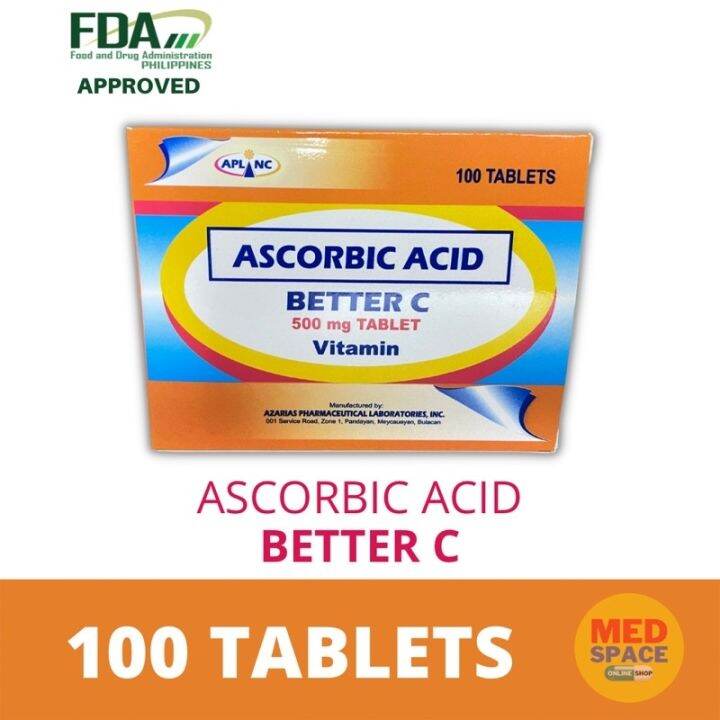 BETTER C SUPRA C SAPHCEE Ascorbic acid Vitamin C Lazada PH