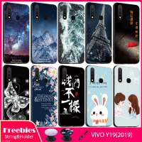 มาใหม่สำหรับ VIVO Y19(2019)/U3/Y5S/V1934A/V1941A โทรศัพท์กรณีซิลิคอนนุ่มกรณีที่มีรูปแบบเดียวกันโทรศัพท์และเชือก