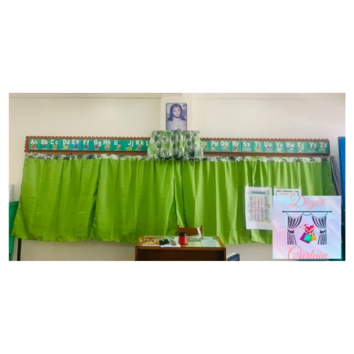 【Spot in Manila】Blackboard Curtain Cover/ Classroom Curtain/Window